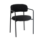 Stoel Nicky polyester zwart