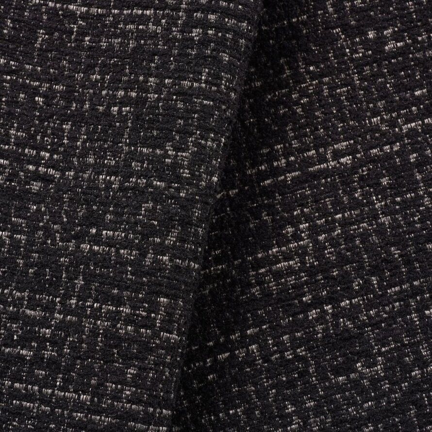 Stoel Nicky polyester zwart