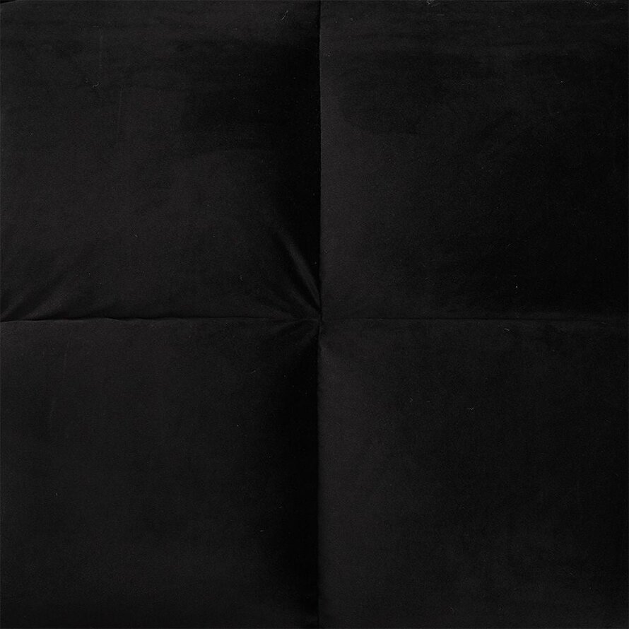 Slaapbank 1,5 persoons Timo zwart velvet