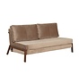 Slaapbank 2 persoons Mikko taupe velvet