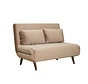 Slaapbank 1,5 persoons Kristian taupe velvet