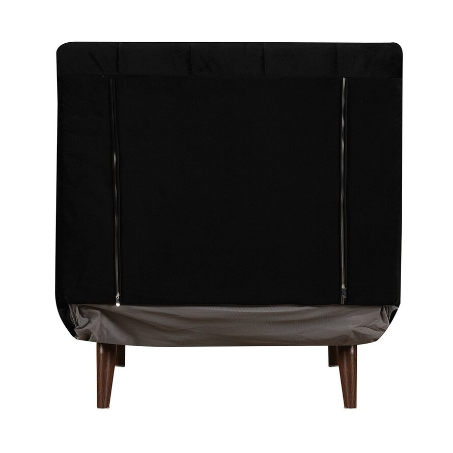 Slaapfauteuil Hanna zwart velvet