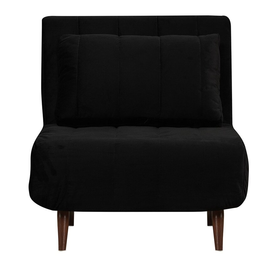 Slaapfauteuil Hanna zwart velvet
