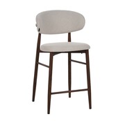 Bronx71 Barkruk Lara off white linnen 70 cm