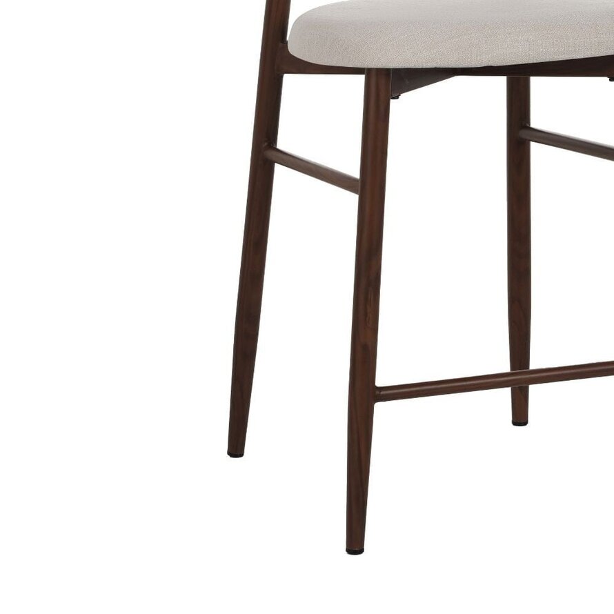 Barkruk Lara off white linnen 70 cm