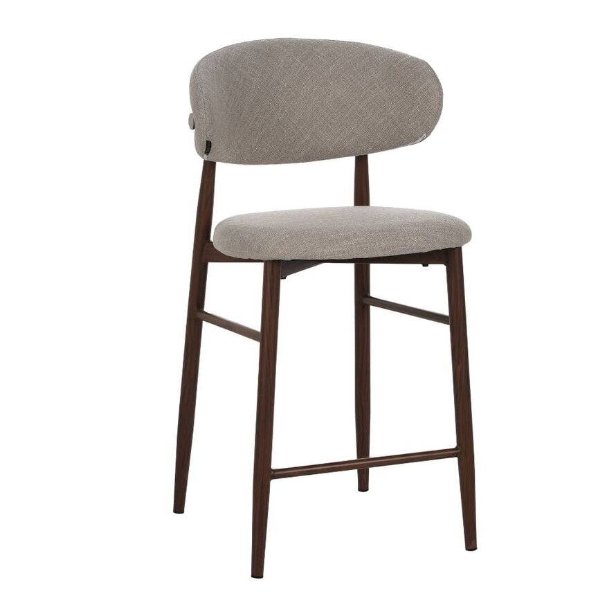 Barkruk Lara taupe linnen 70 cm