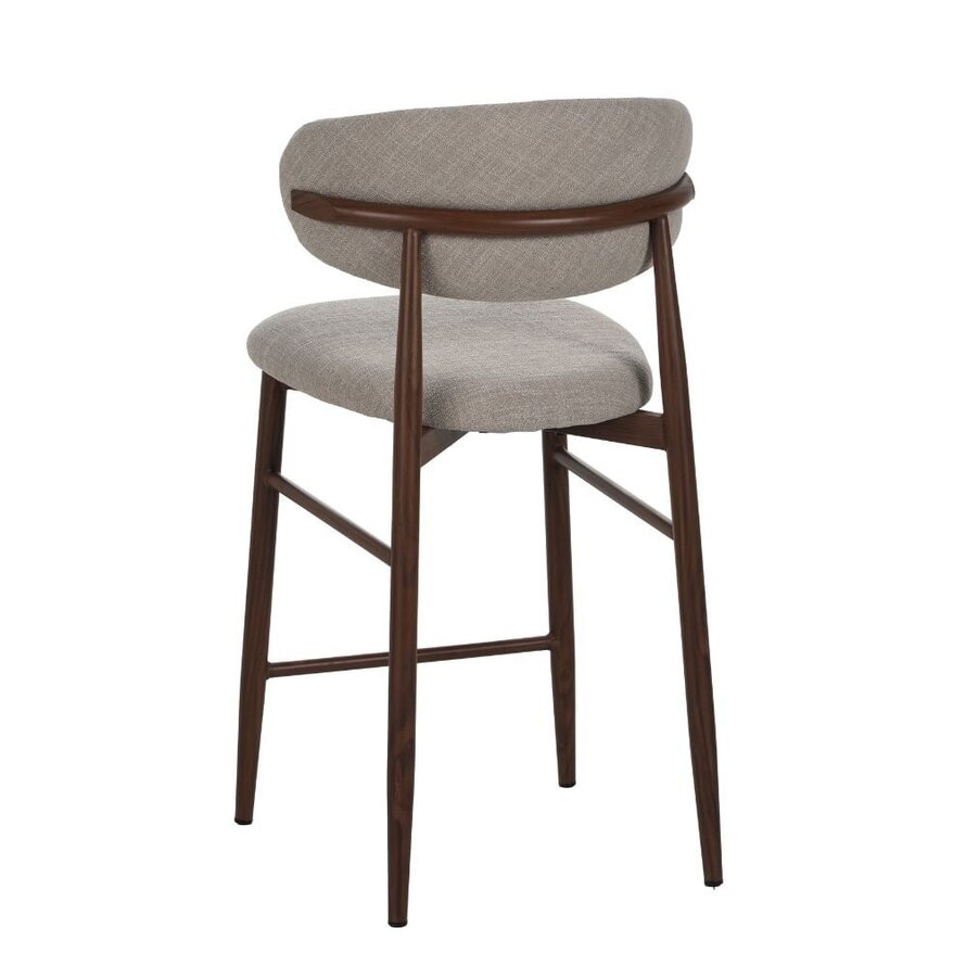 Barkruk Lara taupe linnen 70 cm