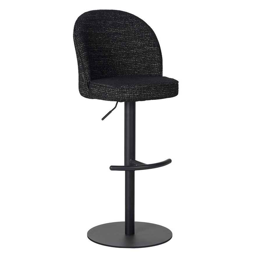 Barkruk Odin zwart polyester 63-83 cm