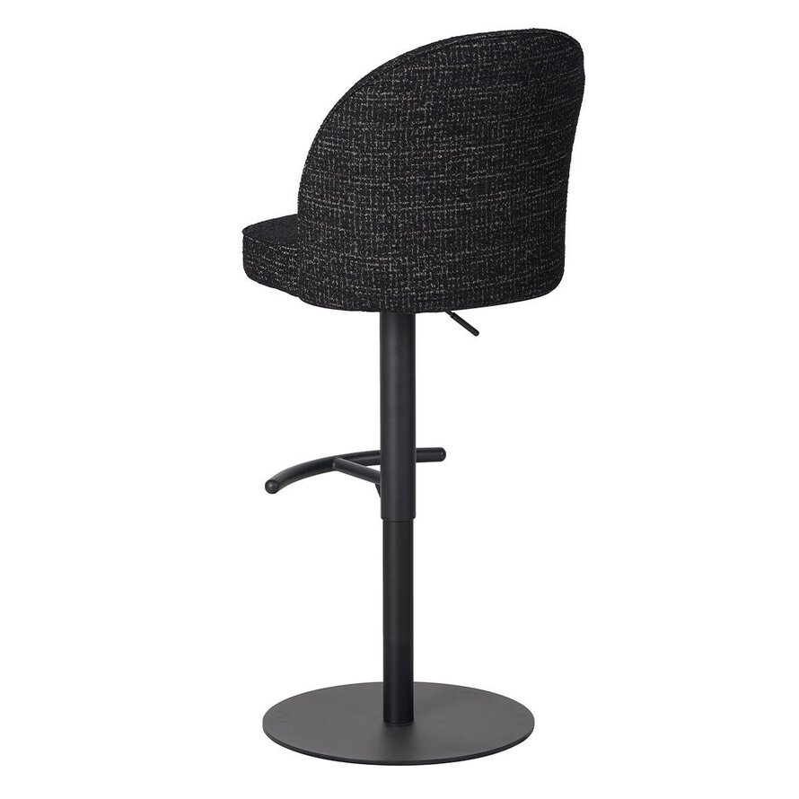 Barkruk Odin zwart polyester 63-83 cm