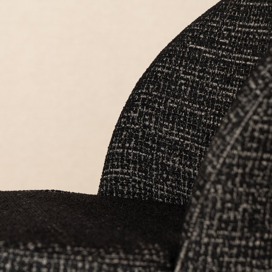 Barkruk Odin zwart polyester 63-83 cm