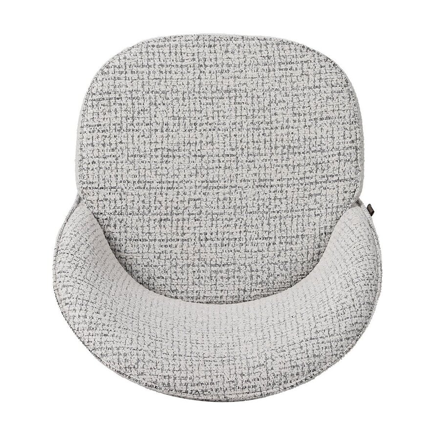 Barkruk Odin off white/zwart polyester 63-83 cm