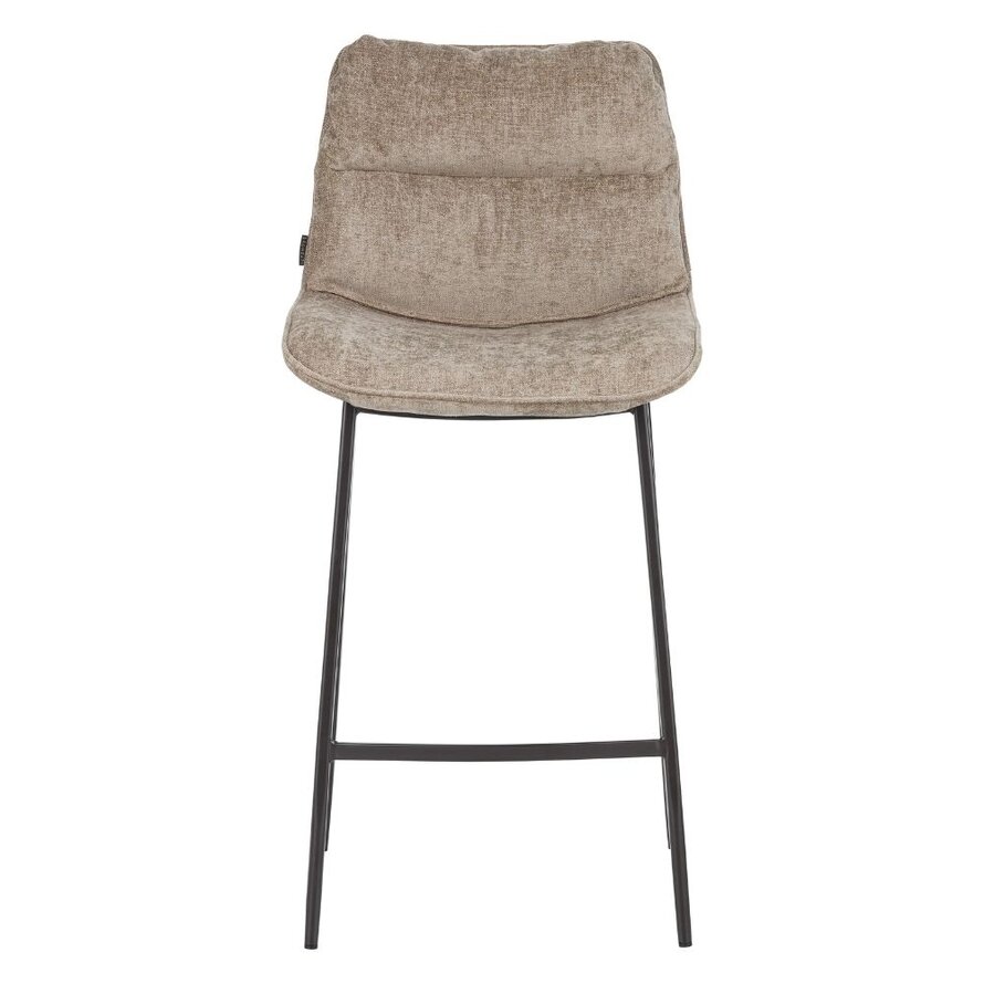 Velvet barkruk Trevi taupe