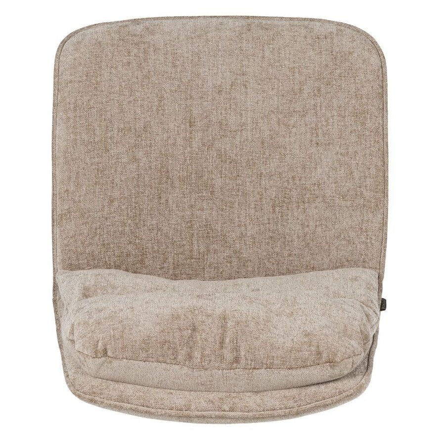 Velvet barkruk Trevi taupe