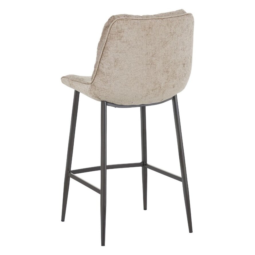 Velvet barkruk Trevi taupe