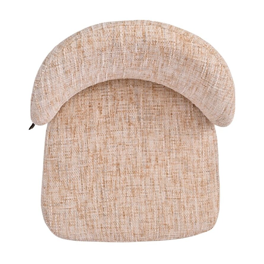 Barkruk Charlie beige chenille 69 cm