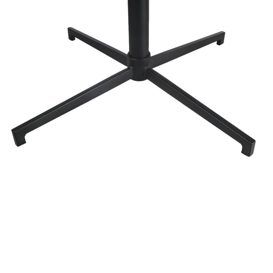 Draaibare stoel Coco polyester off white/zwart