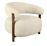 Bronx71 Fauteuil Grace chenille taupe