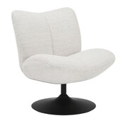 Bronx71 Fauteuil Moira draaibaar polyester beige