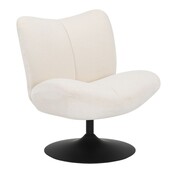Bronx71 Fauteuil Lise draaibaar chenille off white