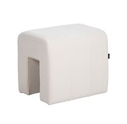 Bronx71 Modulaire hocker Seth chenille off white