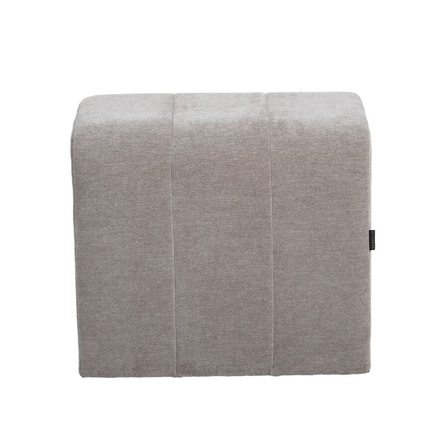 Modulaire hocker Seth chenille taupe
