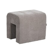 Bronx71 Modulaire hocker Seth chenille taupe