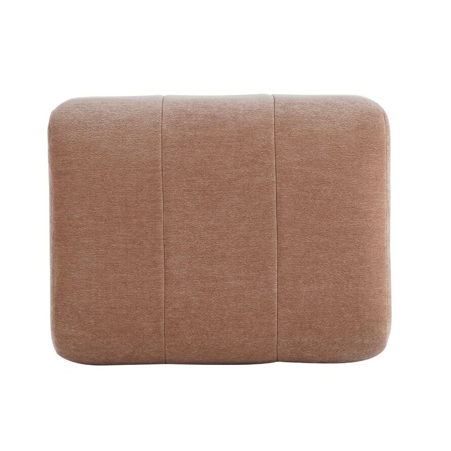 Modulaire hocker Seth chenille terracotta