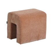 Bronx71 Modulaire hocker Seth chenille terracotta