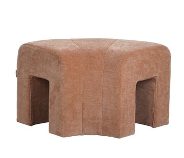 Bronx71 Modulaire hoekhocker Seth chenille teracotta