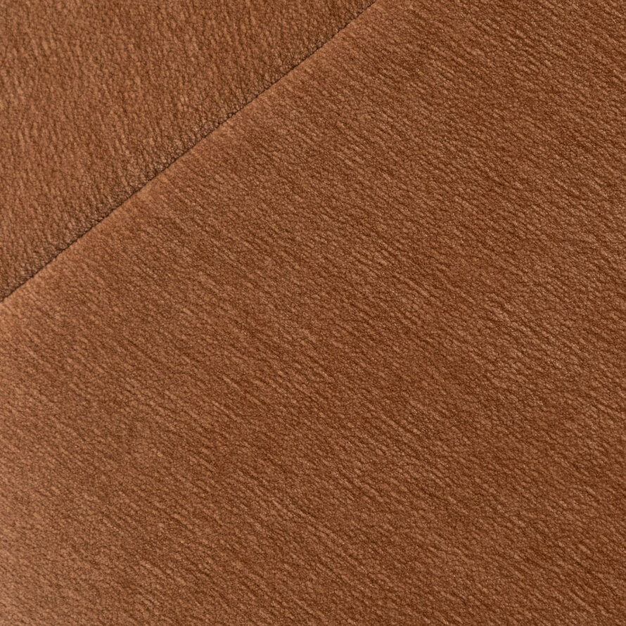Modulaire hocker Seth chenille terracotta