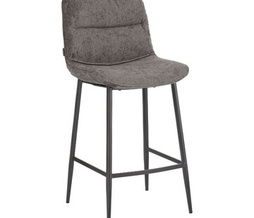 Bronx71 Barkruk Trevi velvet bruin 68 cm