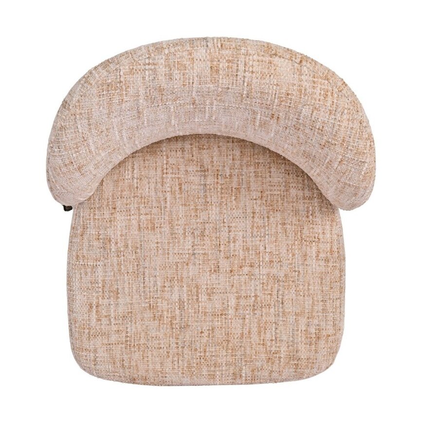 Stoel Charlie chenille beige
