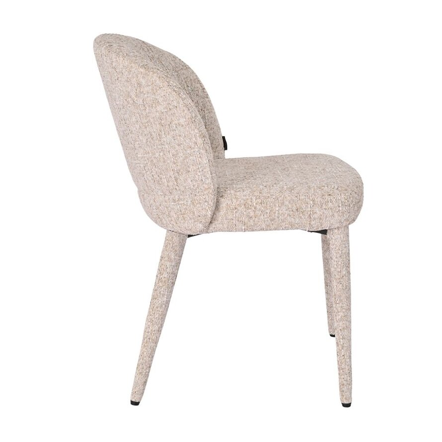 Stoel Charlie chenille taupe