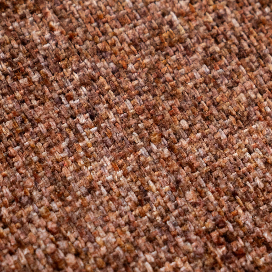 Barkruk Charlie koper chenille 69 cm