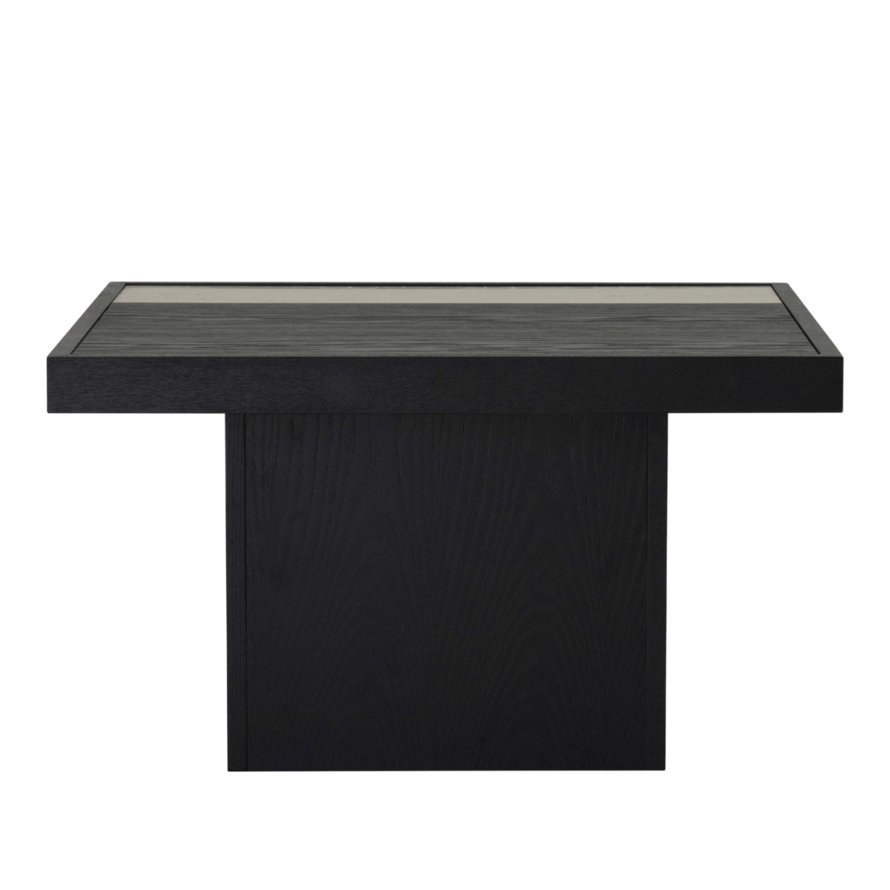 Salontafel Java zwart eiken 70x70 cm