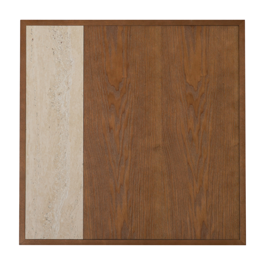 Salontafel Java rustiek eiken 70x70 cm