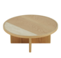 Salontafel Maeva Ø80 cm naturel eiken