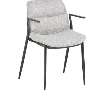 Bronx71 Eetkamerstoel Trevi gemêleerd off white/bruin