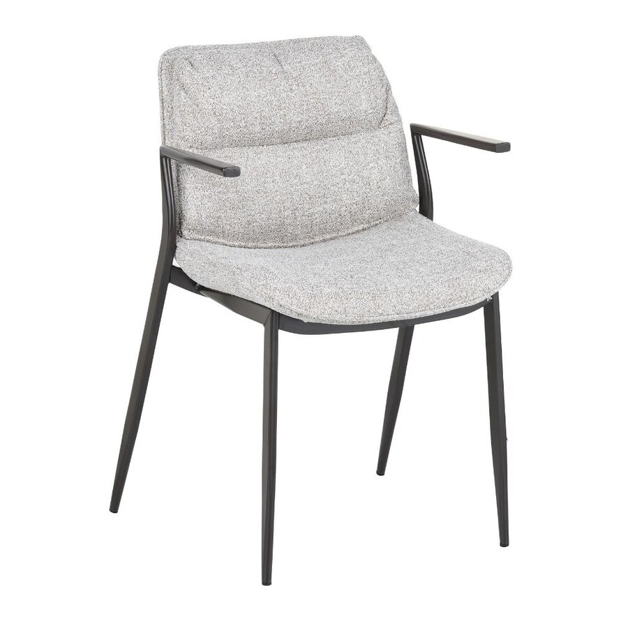 Eetkamerstoel Trevi gemêleerd off white/bruin