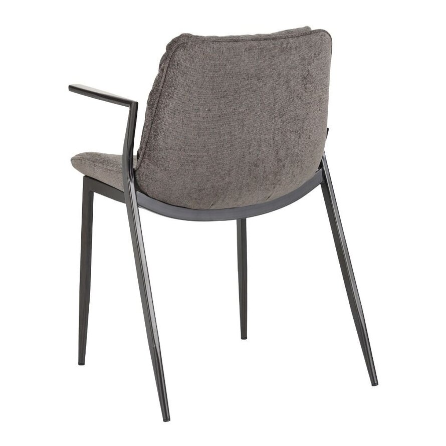 Velvet eetkamerstoel Trevi bruin