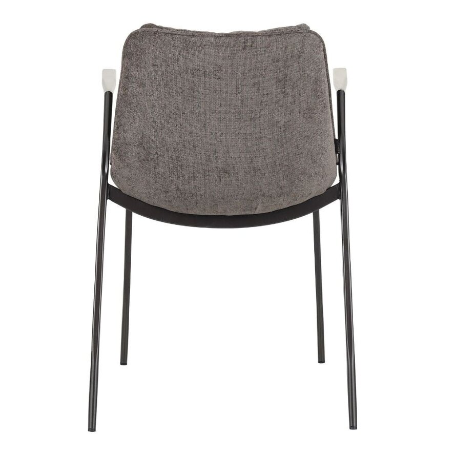 Velvet eetkamerstoel Trevi bruin