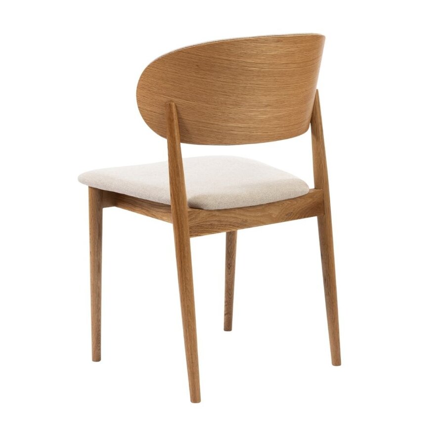 Stoel Bohdi off white linnen