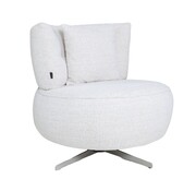 Bronx71 Fauteuil Fallon draaibaar gemêleerde stof beige