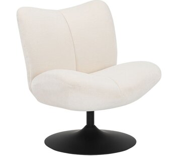Bronx71 Fauteuil Lise draaibaar chenille off white
