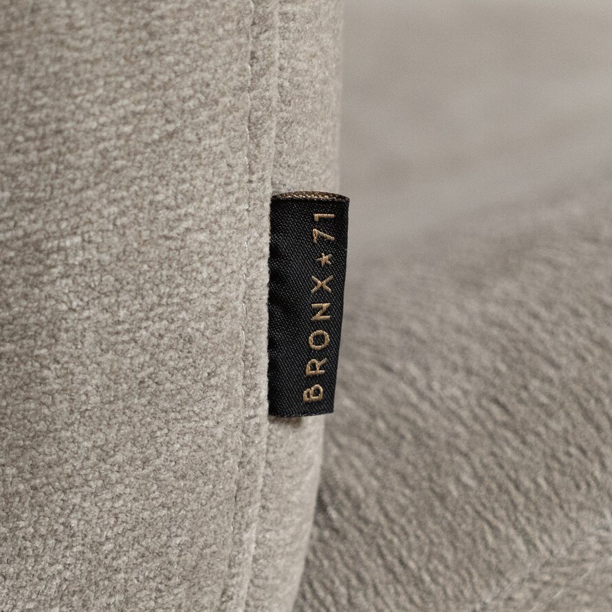 Fauteuil Lise draaibaar chenille taupe