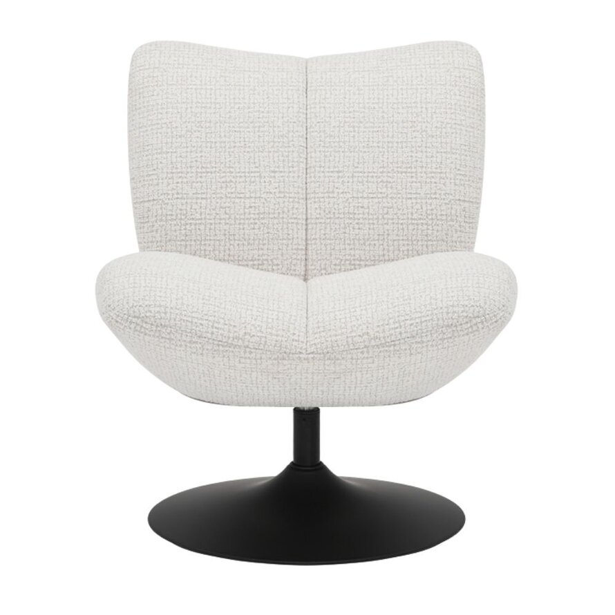 Fauteuil Moira draaibaar polyester beige
