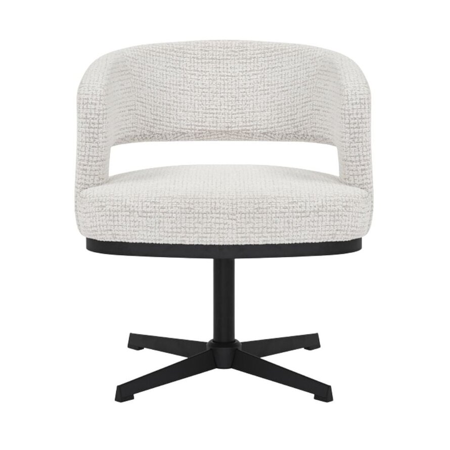 Fauteuil Gino draaibaar polyester beige