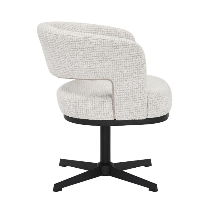 Fauteuil Gino draaibaar polyester beige