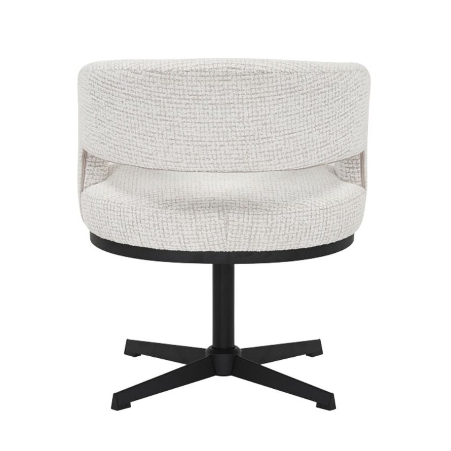 Fauteuil Gino draaibaar polyester beige