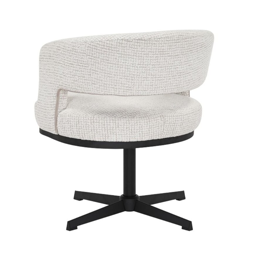 Fauteuil Gino draaibaar polyester beige